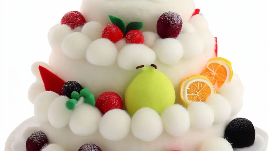 Decoration with Snowy White Felt Cakes: The Perfect Touch for Christmas and Halloween - Best Himalaya