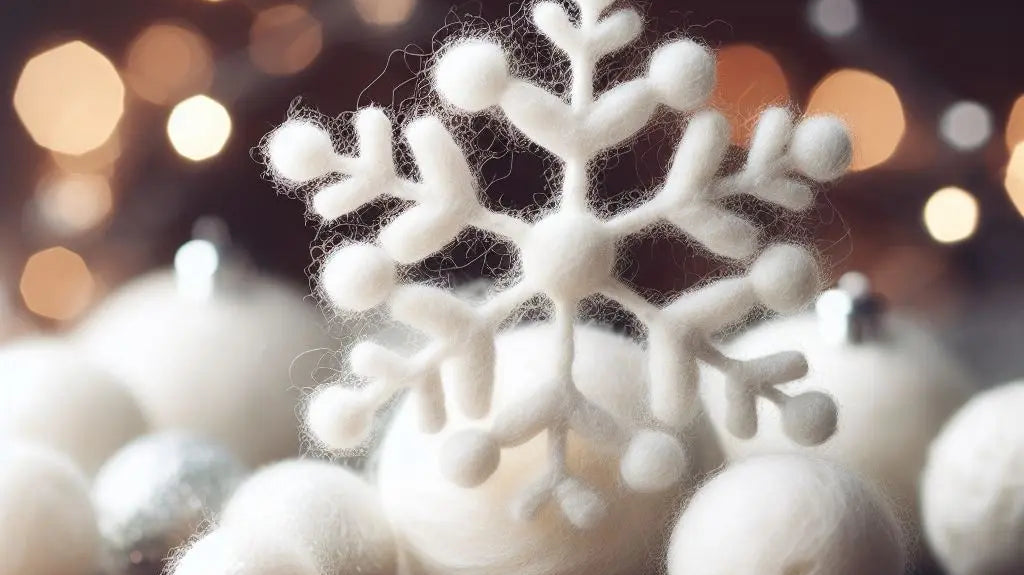 Felt Snow Ball Flake: Perfect Decoration Item for Christmas Tree Benefits, Laundry, Decoration and Many More - Best Himalaya