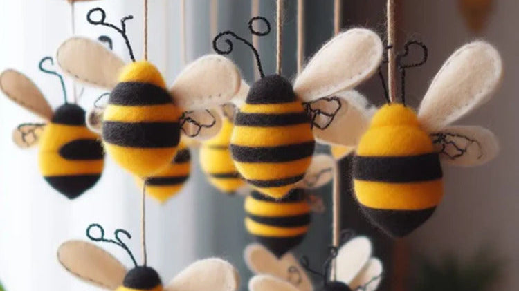 Felt Wool Honey Bees: The Artistry and Tradition of Nepal - Best Himalaya