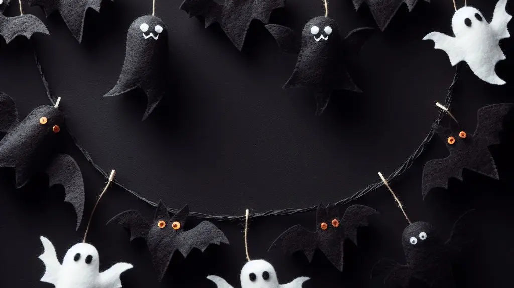 Halloween Bat Ghost Scary Felt Garland - Best Himalaya