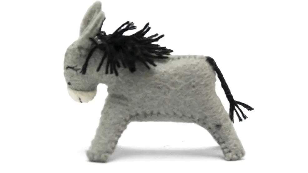 The Wonderful Donkey Felt Doll Perfect for Festive Fun, Gifting, and Learning! - Best Himalaya