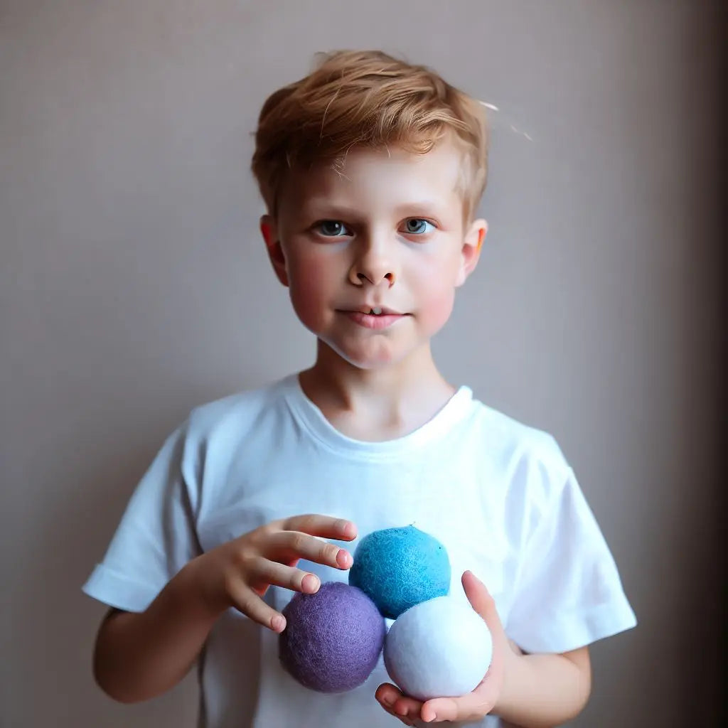 3 cm Lavender Color Wool Felt Balls - Best HimalayaBest Himalaya