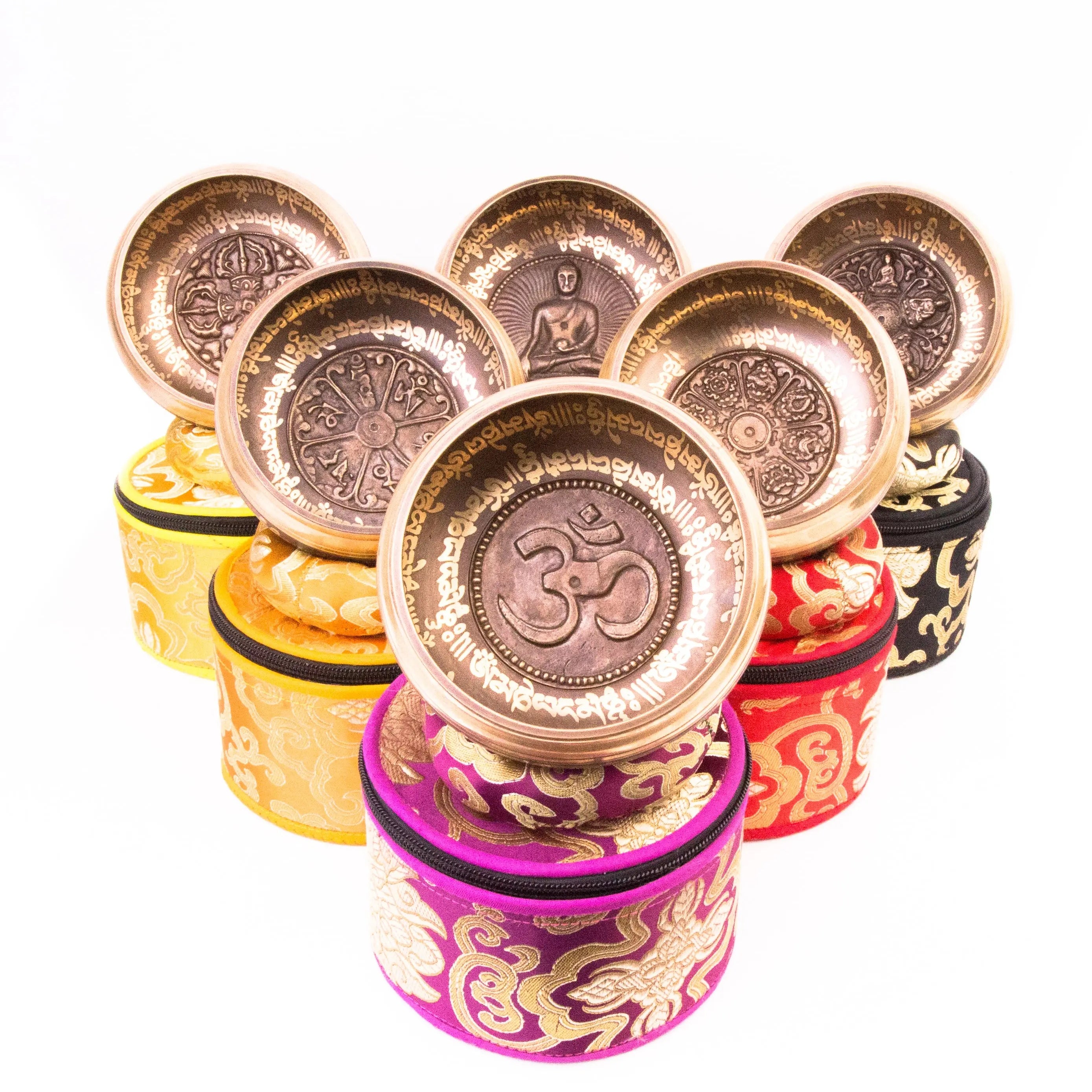 5 Inch Singing Bowl Zippered Gift Box Collection Set - Best HimalayaBest Himalaya