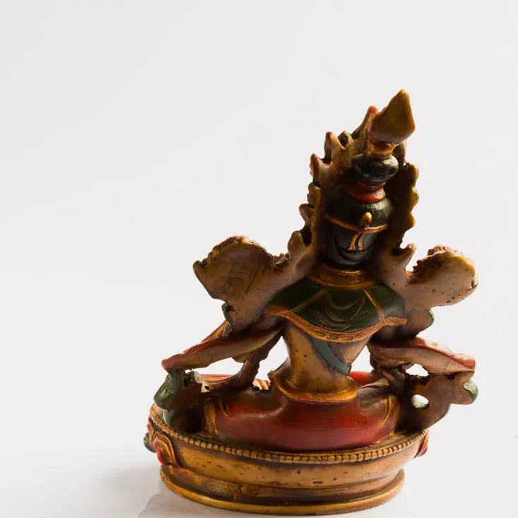 Antique green tara statue resin - Best HimalayaBest Himalaya