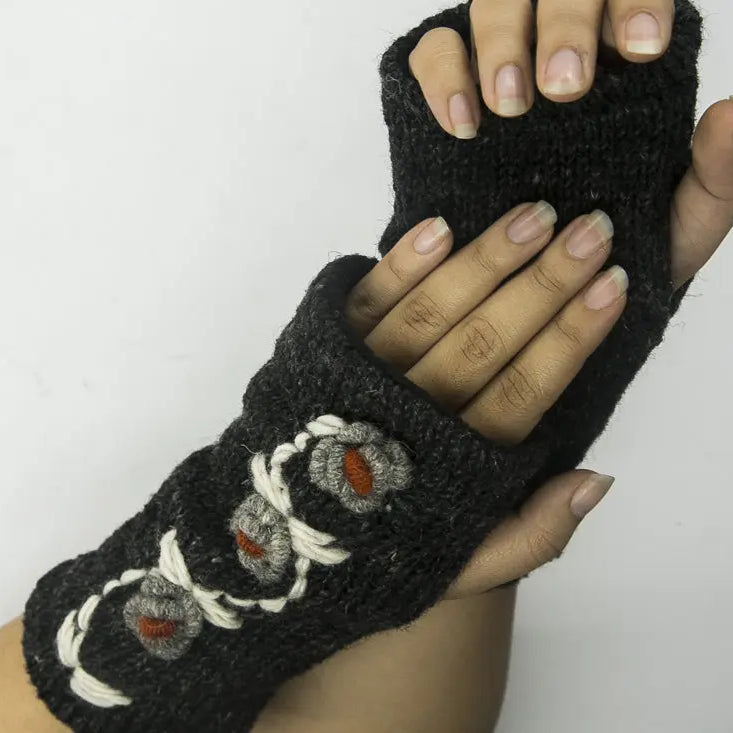 Black woolen hand warmer - Best HimalayaBest Himalaya