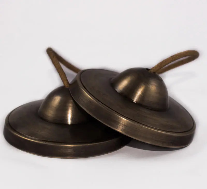 Bronze Antique Tingsha Cymbal: A Unique Addition to Your Meditation Tools - Best Himalaya