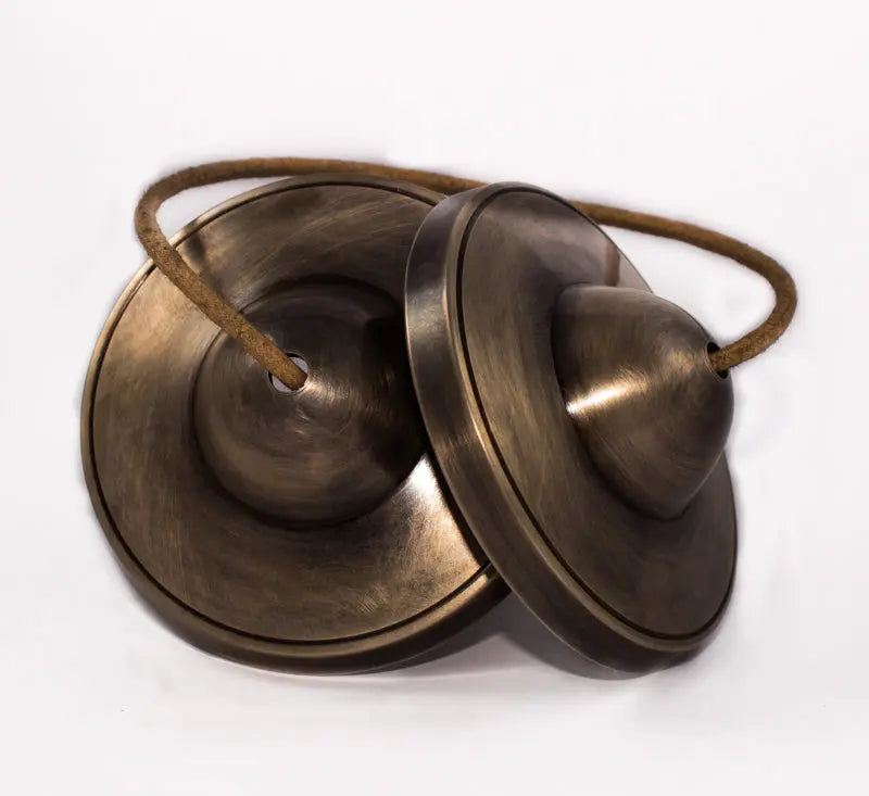 Bronze Antique Tingsha Cymbal: A Unique Addition to Your Meditation Tools - Best Himalaya