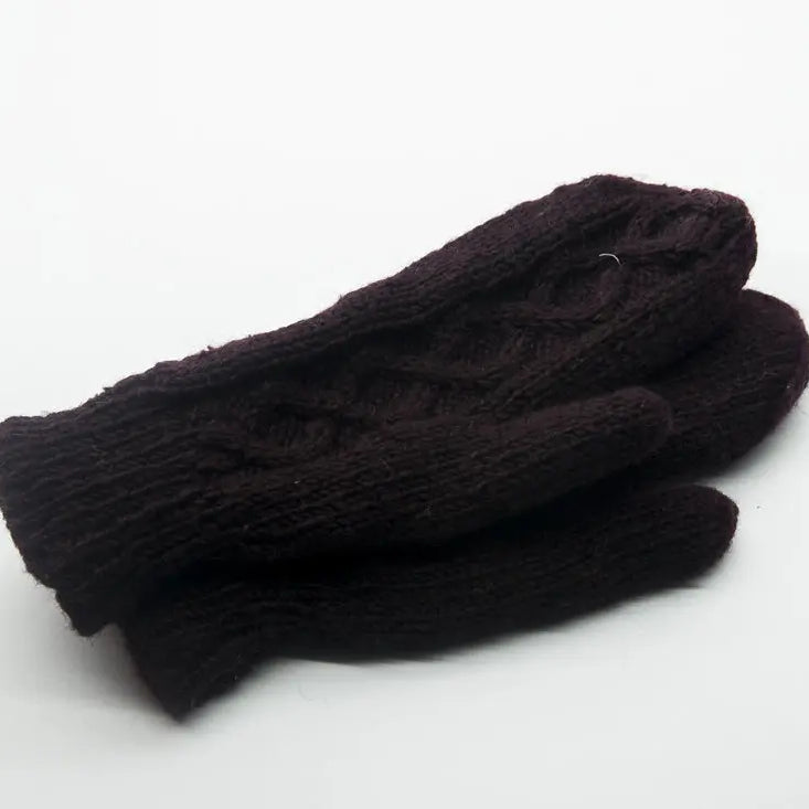 Brown Woolen Hand Gloves - Best HimalayaBest Himalaya