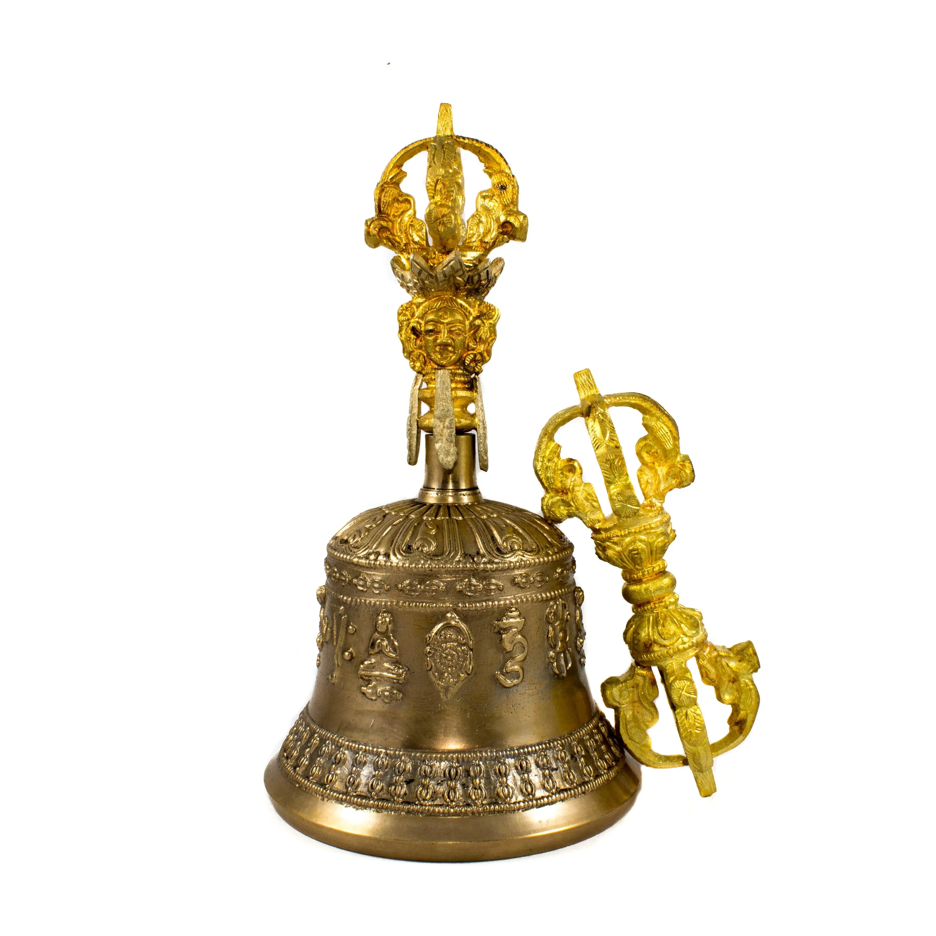 Buddha craft Tibetan handmade bell and dorje set - Best HimalayaBest Himalaya