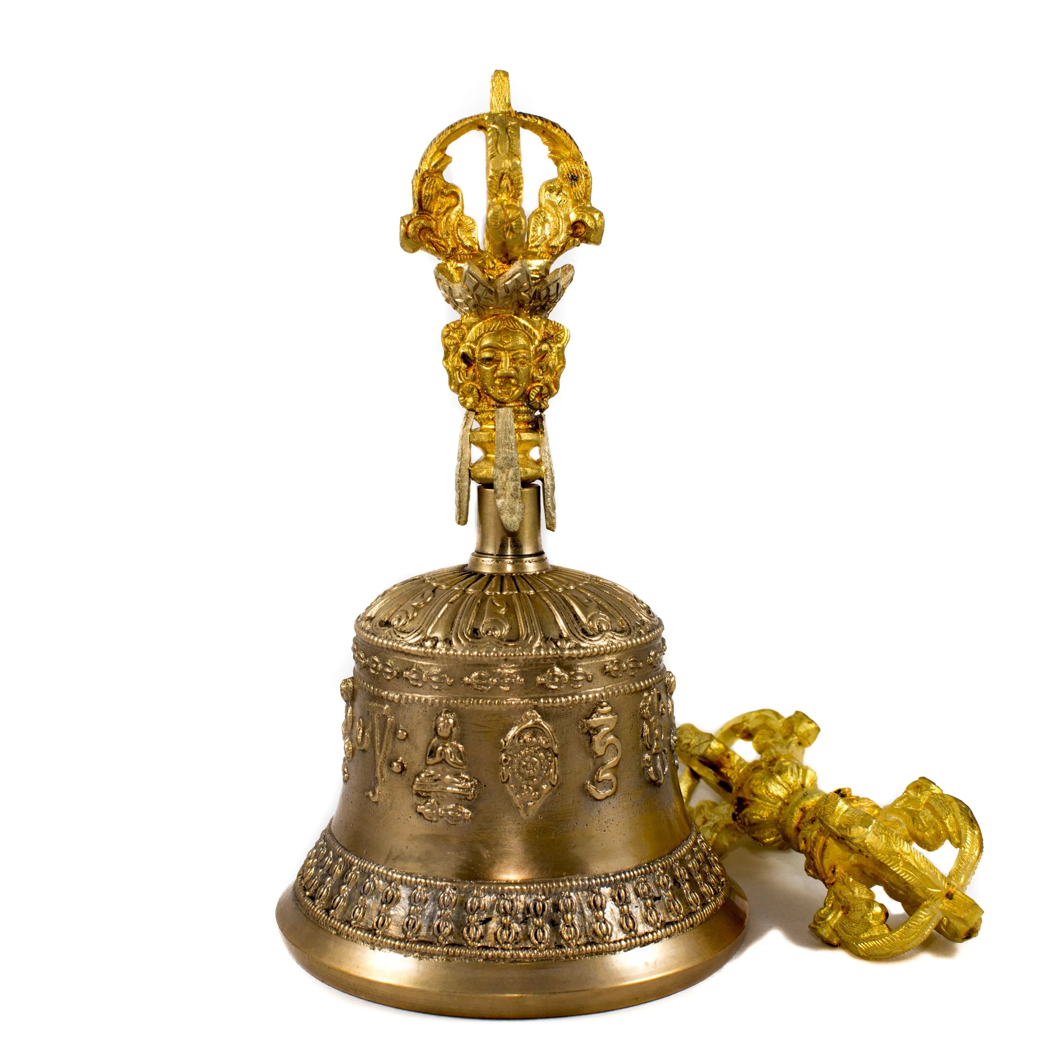 Buddha craft Tibetan handmade bell and dorje set - Best HimalayaBest Himalaya
