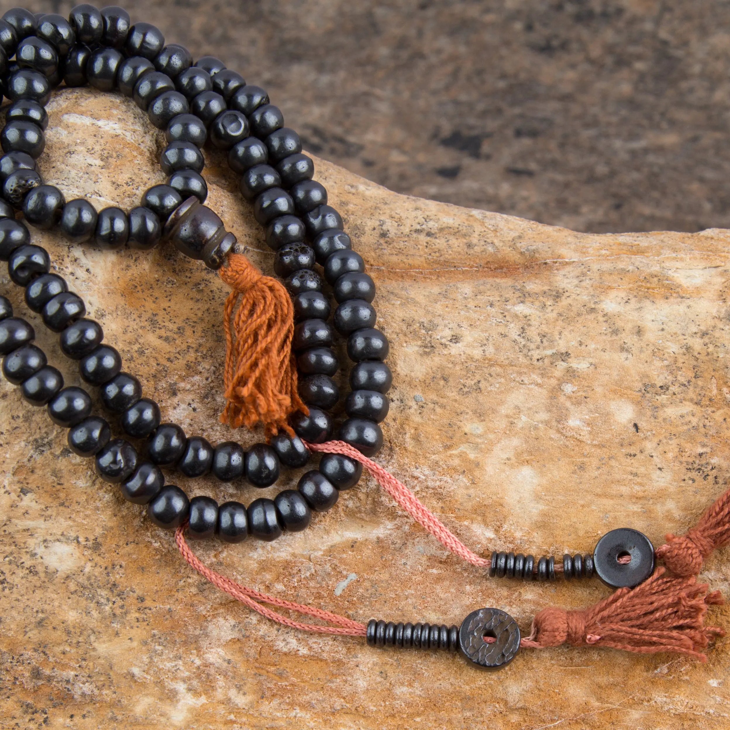 Buddhist Bone Prayer Mala Beads - Best Himalaya