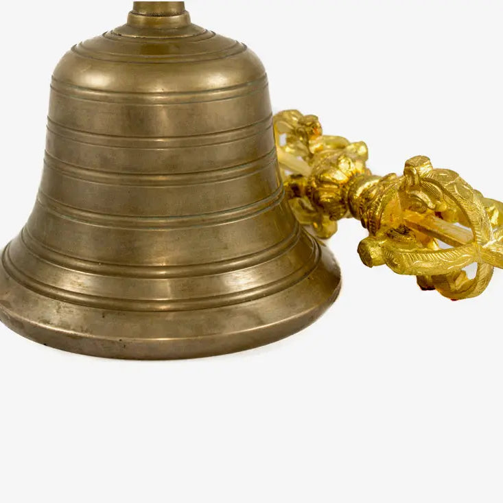 Buddhist sacred Tibetan Bell and Bajra set - Best HimalayaBest Himalaya