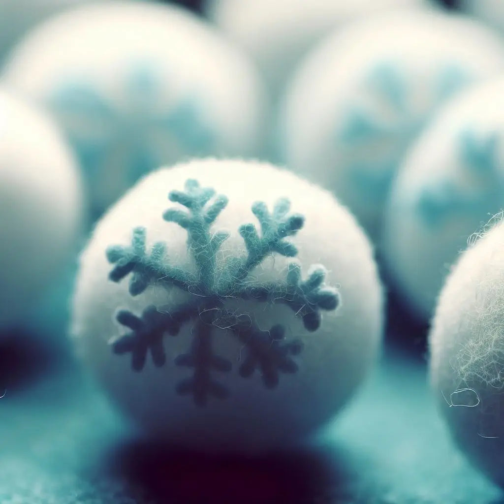 Christmas Decor Felt snowflake Balls Best Himalaya