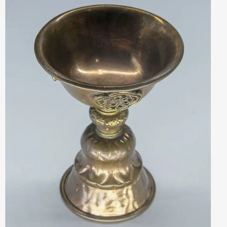 Copper tibetan symbolled incense burner - Best HimalayaBest Himalaya
