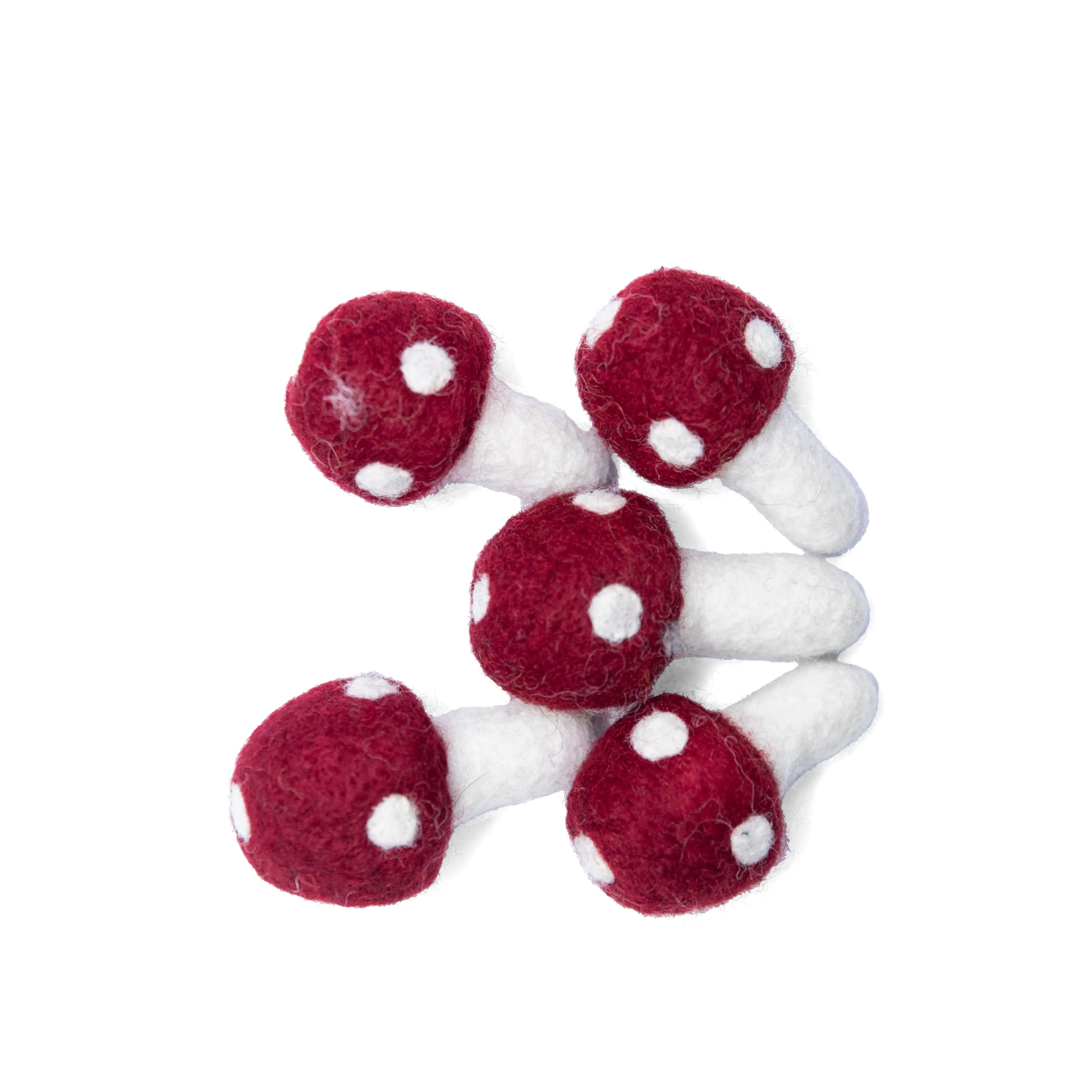 Customizable Felt Wool Mushroom Decor Best Himalaya