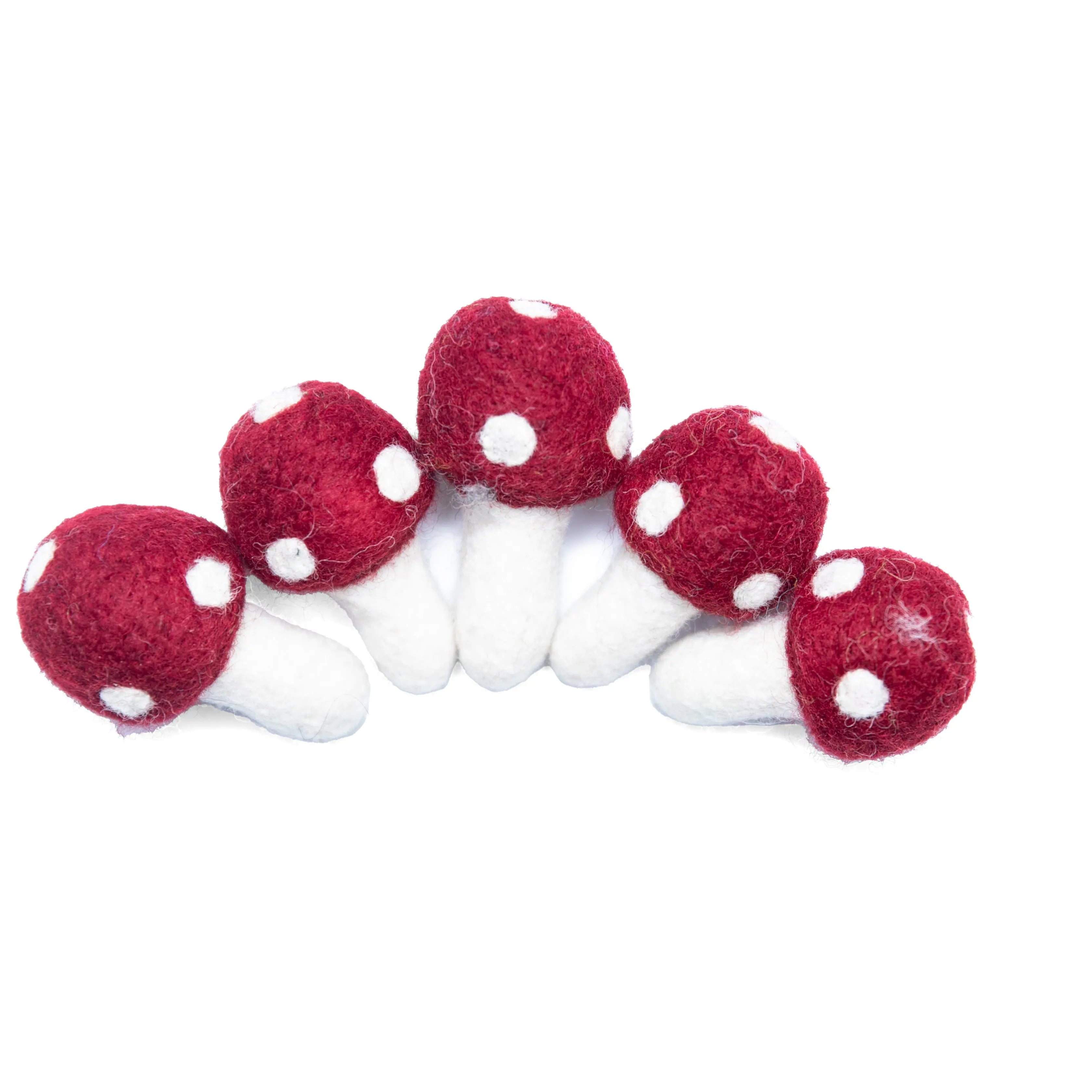 Customizable Felt Wool Mushroom Decor Best Himalaya