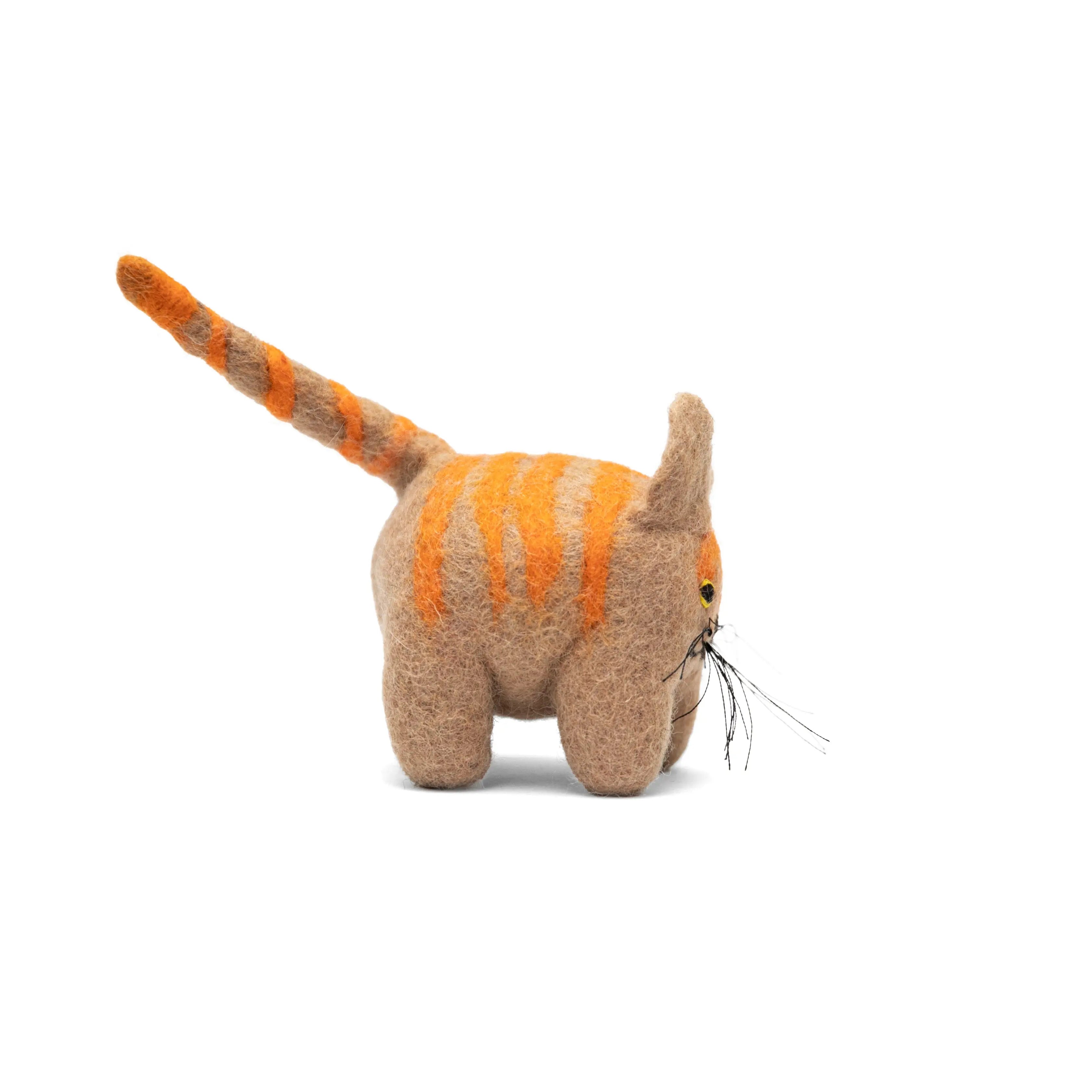 Discover Endless Fun with Our Wool Felted Cat  Animal Toy  | Safe and Engaging - Best HimalayaBest Himalaya