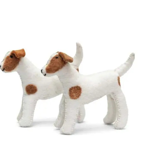 "Discover Joy with our Jack Russell Terrier Dog Felt Toy - Handcrafted Cuteness - Retail" Best Himalaya