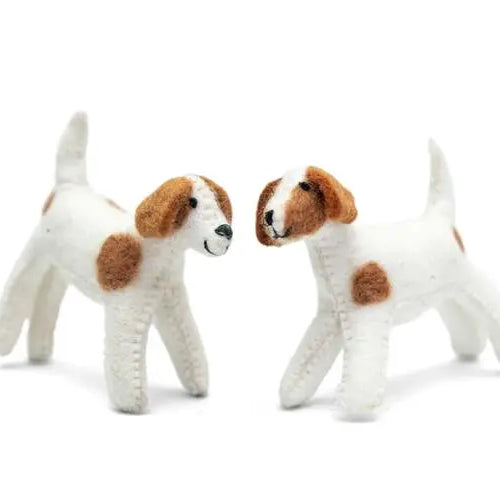 "Discover Joy with our Jack Russell Terrier Dog Felt Toy - Handcrafted Cuteness - Retail" Best Himalaya