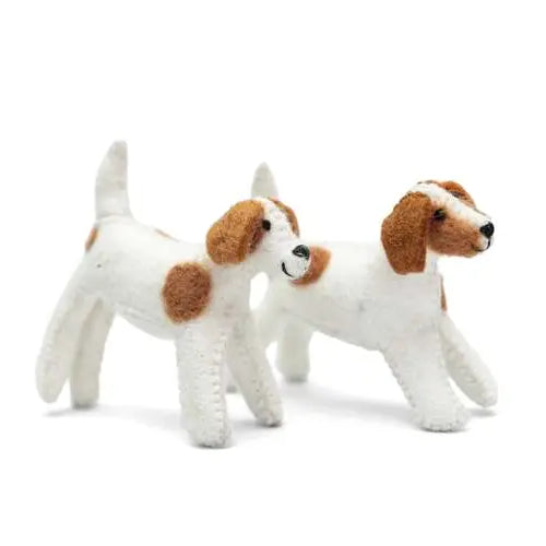 "Discover Joy with our Jack Russell Terrier Dog Felt Toy - Handcrafted Cuteness - Retail" Best Himalaya