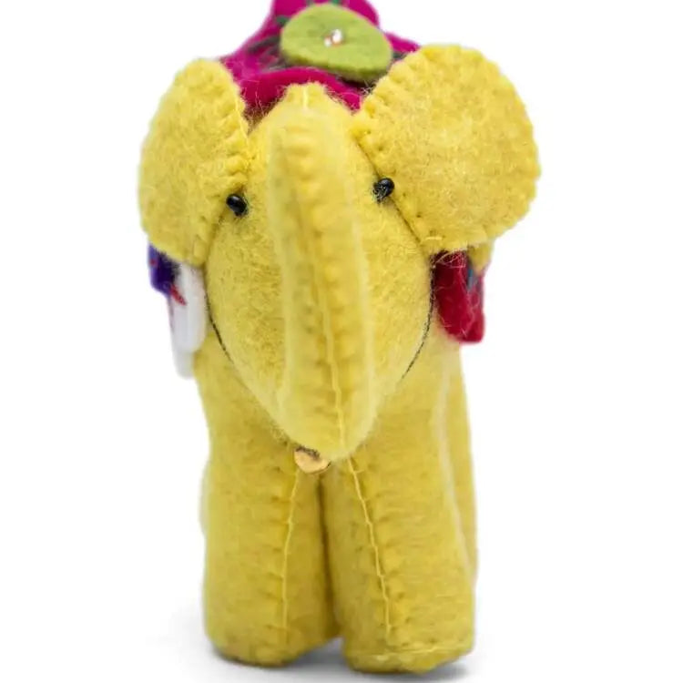 Discover Joy: Felt Elephant Toys yellow  for Imaginative Play Best Himalaya