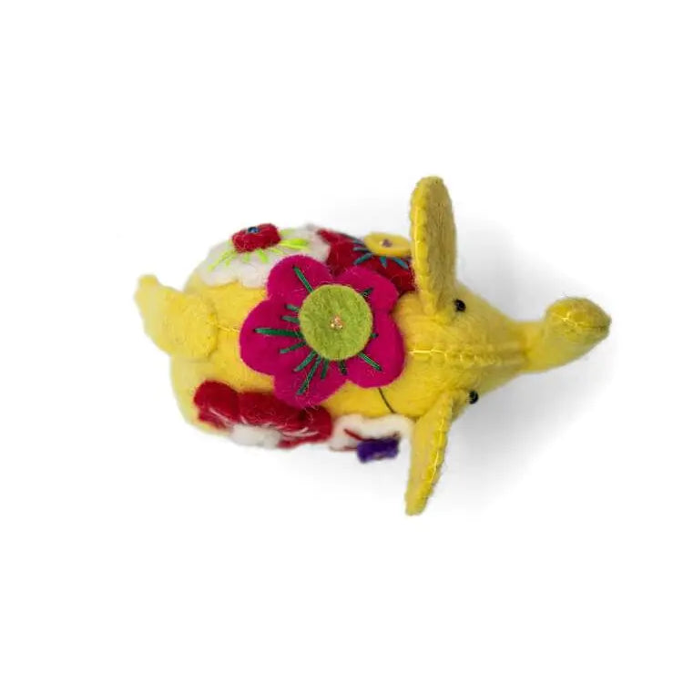 Discover Joy: Felt Elephant Toys yellow  for Imaginative Play Best Himalaya