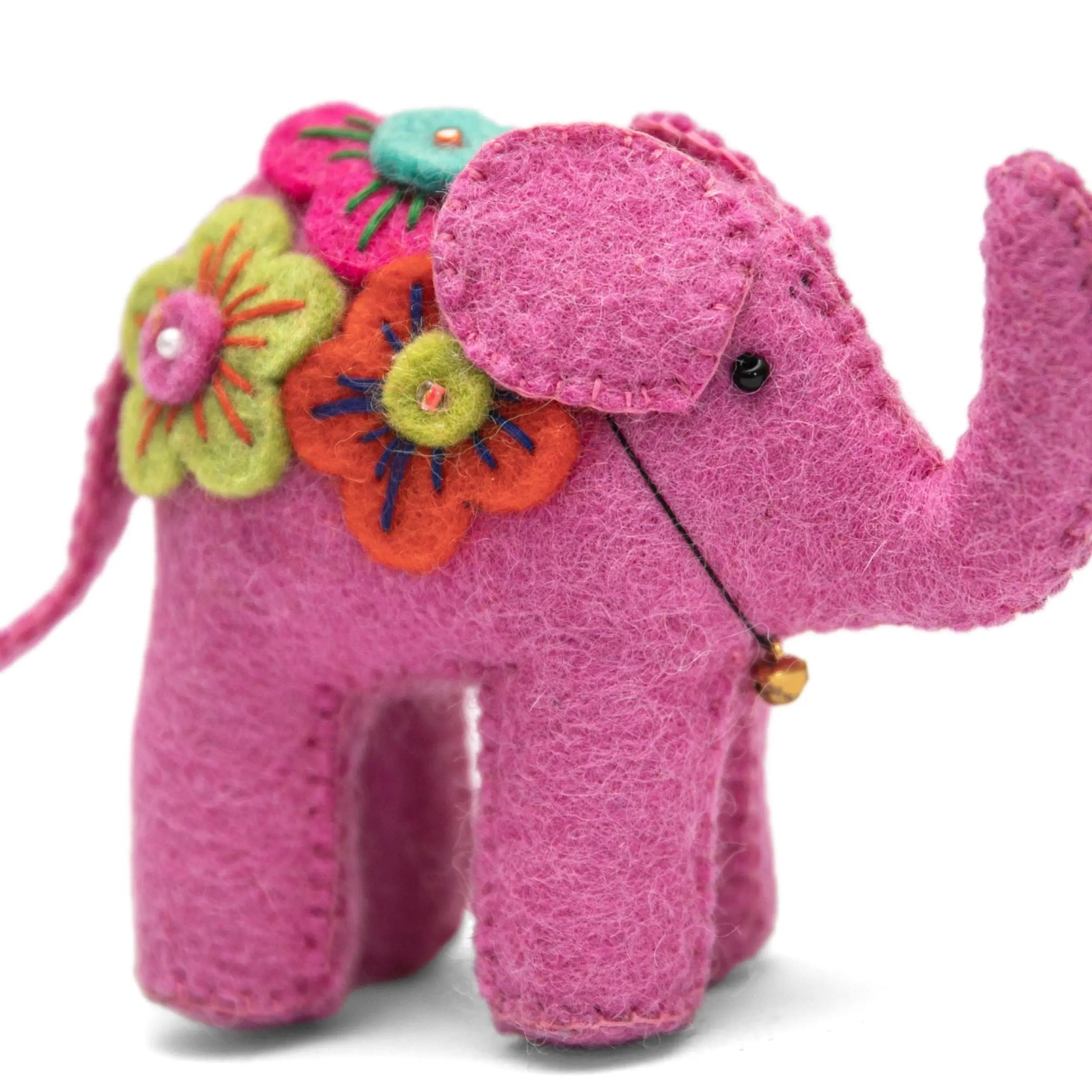 Discover Joy: Felt Pink Elephant Toys for Imaginative Play - Best HimalayaBest Himalaya