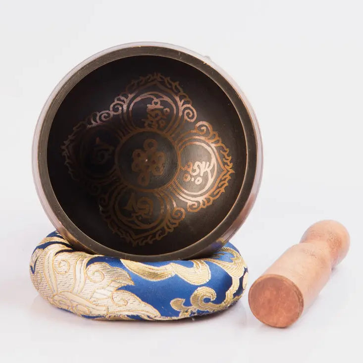 Discover the Melodic Bliss: Om Mani Brass Metal Singing Bowl - Best HimalayaBest Himalaya