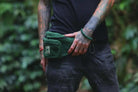 Durable Hemp Green Fanny Pack Best Himalaya