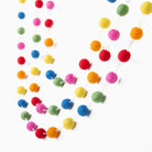 Eco-Friendly Handmade Mix Felt Ball Garland  Charming Wool Felt Balls for Small Home Decor and Celebrations Best Himalaya