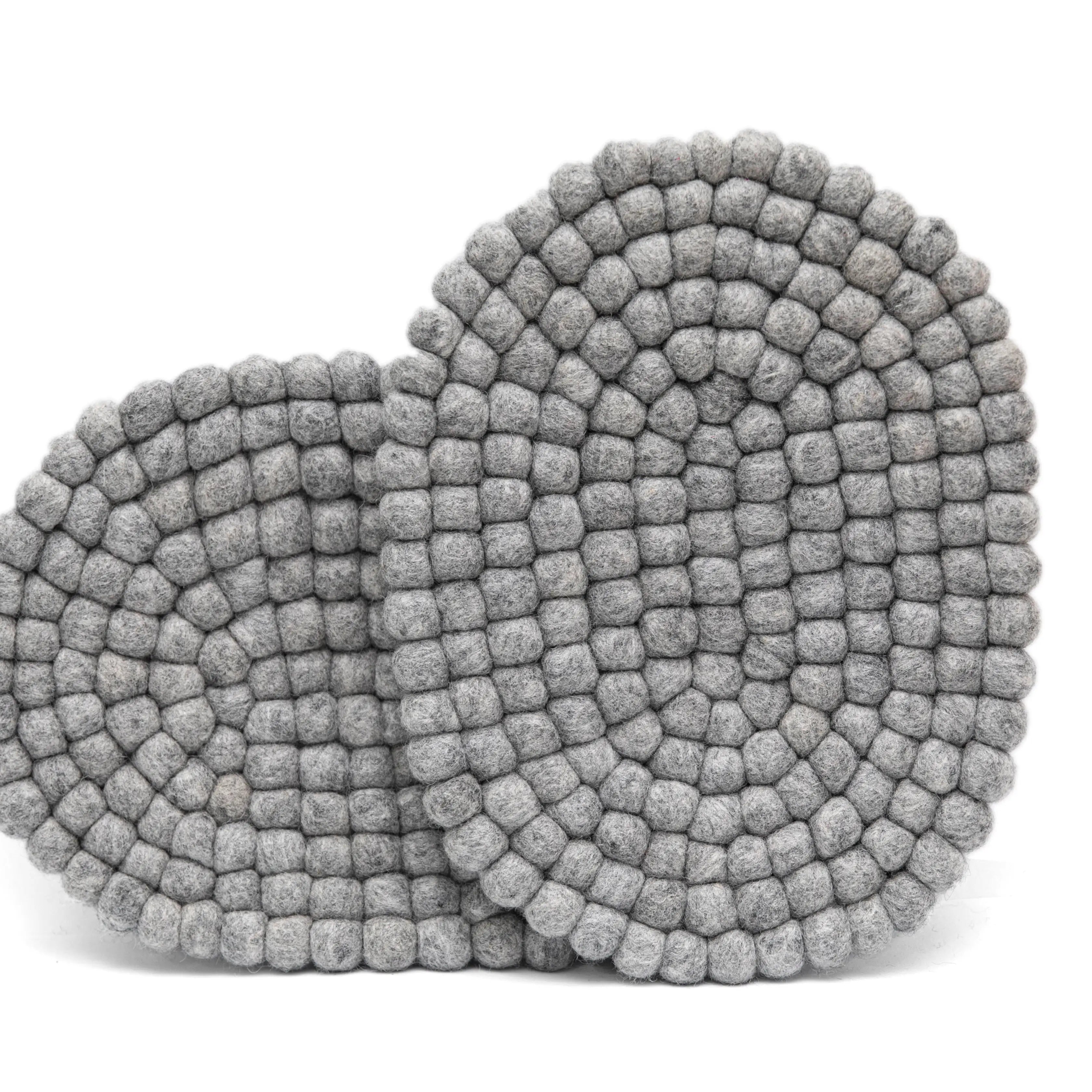 Elegant and Eco-Friendly: Choose Felt Ball Wool Trivets - Best HimalayaBest Himalaya