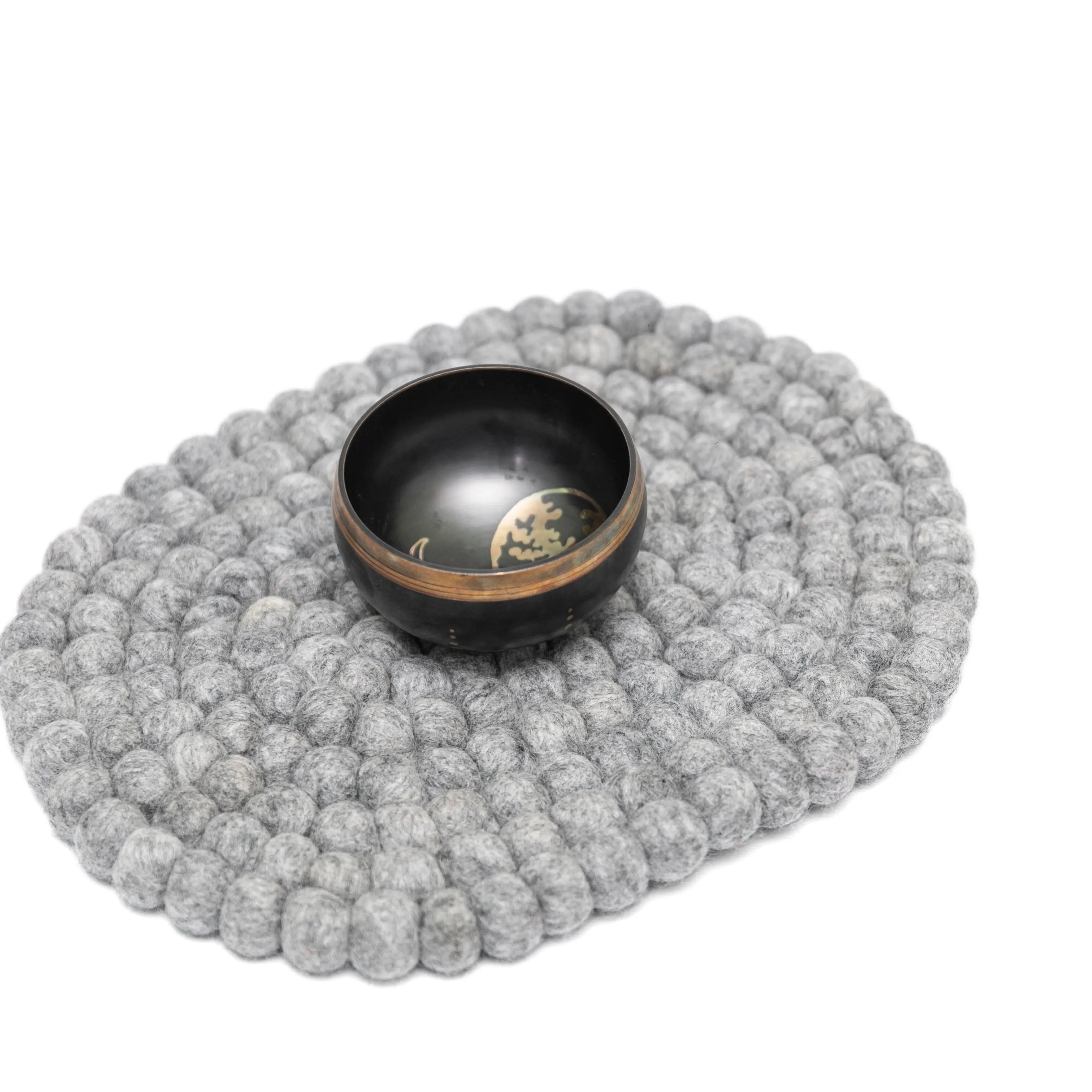 Elegant and Eco-Friendly: Choose Felt Ball Wool Trivets - Best HimalayaBest Himalaya