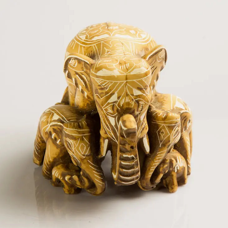 Elephant with Baby resin statue - Best HimalayaBest Himalaya