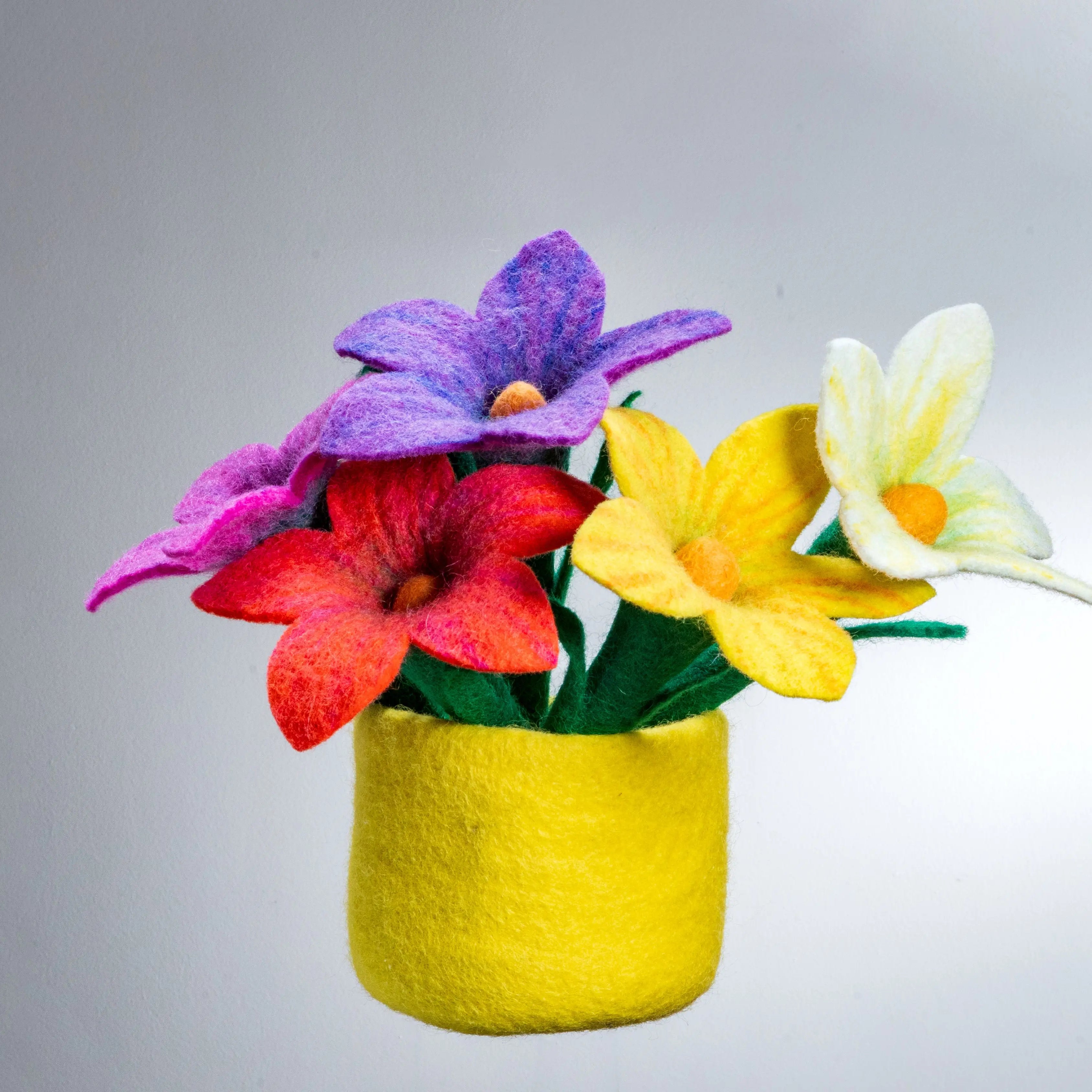 Enchanting Blooms: Handcrafted Felt Flower Add Nature's Grace to Your Space - Best HimalayaBest Himalaya
