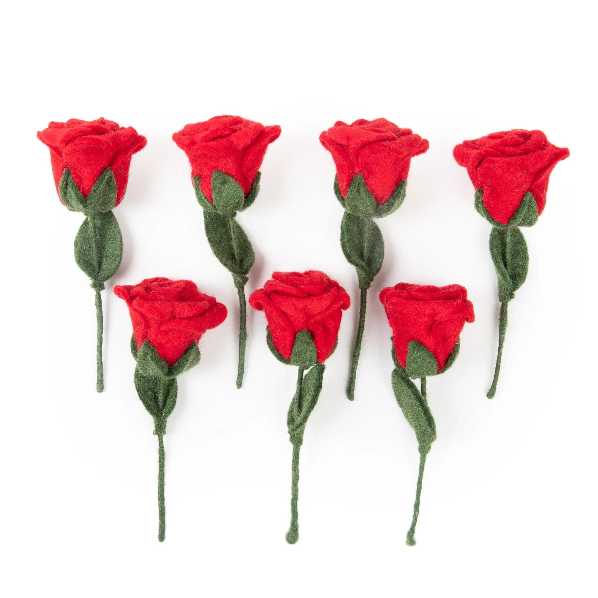 Everlasting Felted Rose Bouquet Handcrafted Valentine Day Gift for her Romantic Keepsake Forever Blooming Romance Timeless Felt Bouquet Best Himalaya