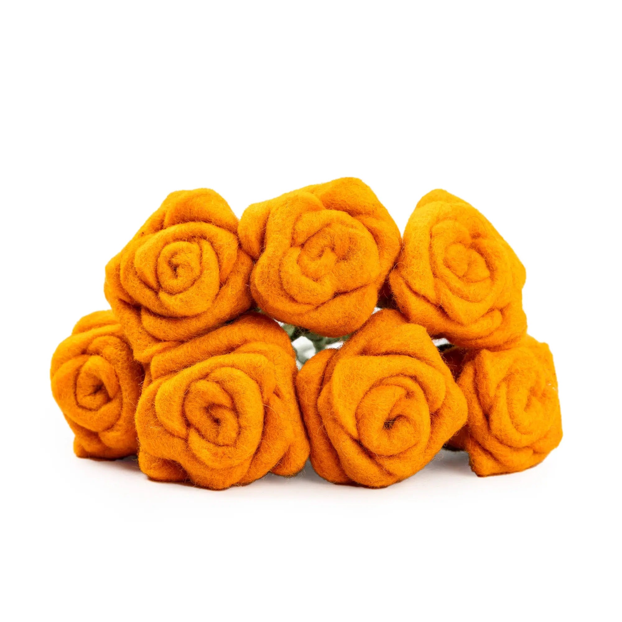 Everlasting Felted Rose Bouquet Handcrafted Valentine Day Gift for her Romantic Keepsake Forever Blooming Romance Timeless Felt Bouquet Best Himalaya