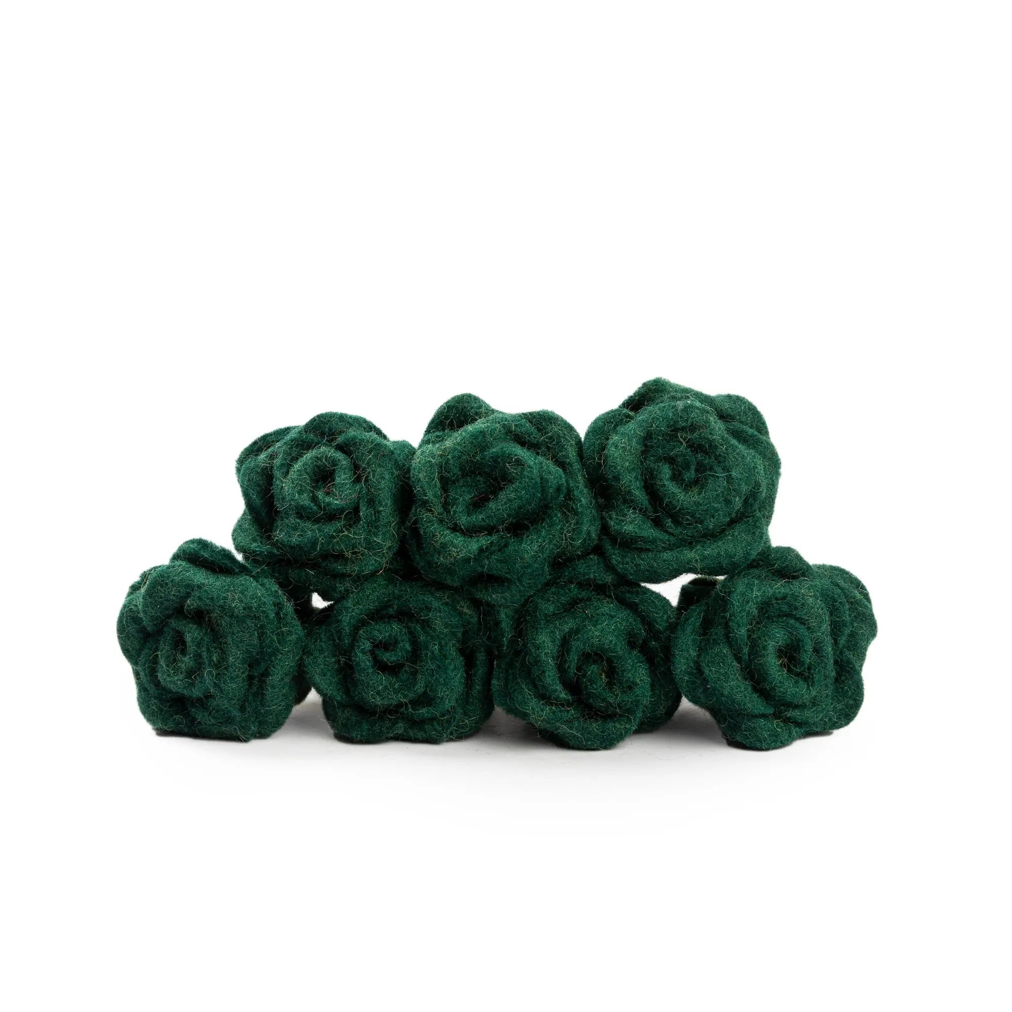 Everlasting Felted Rose Bouquet Handcrafted Valentine Day Gift for her Romantic Keepsake Forever Blooming Romance Timeless Felt Bouquet Best Himalaya