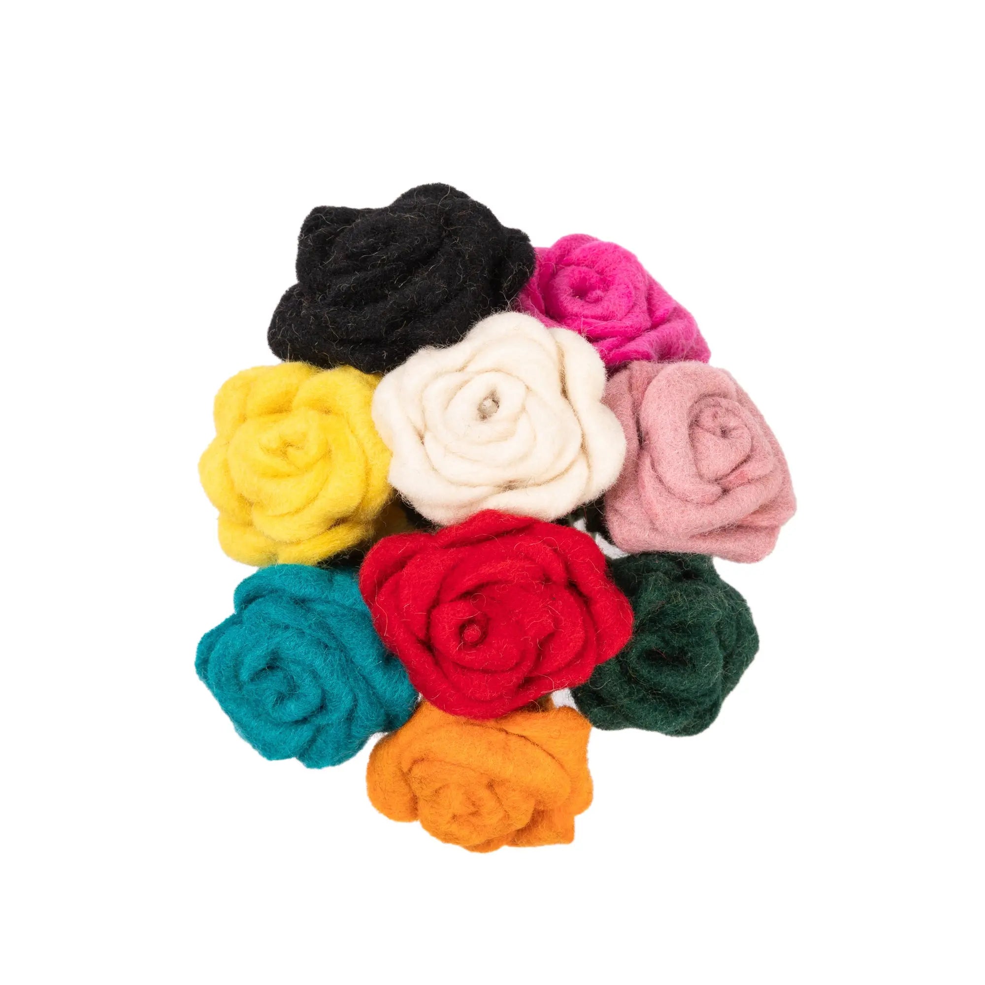 Everlasting Felted Rose Bouquet – Handcrafted Valentine’s Day Gift for Her | Romantic Keepsake, Forever Blooming, Timeless Wool Felt Bouquet Best Himalaya