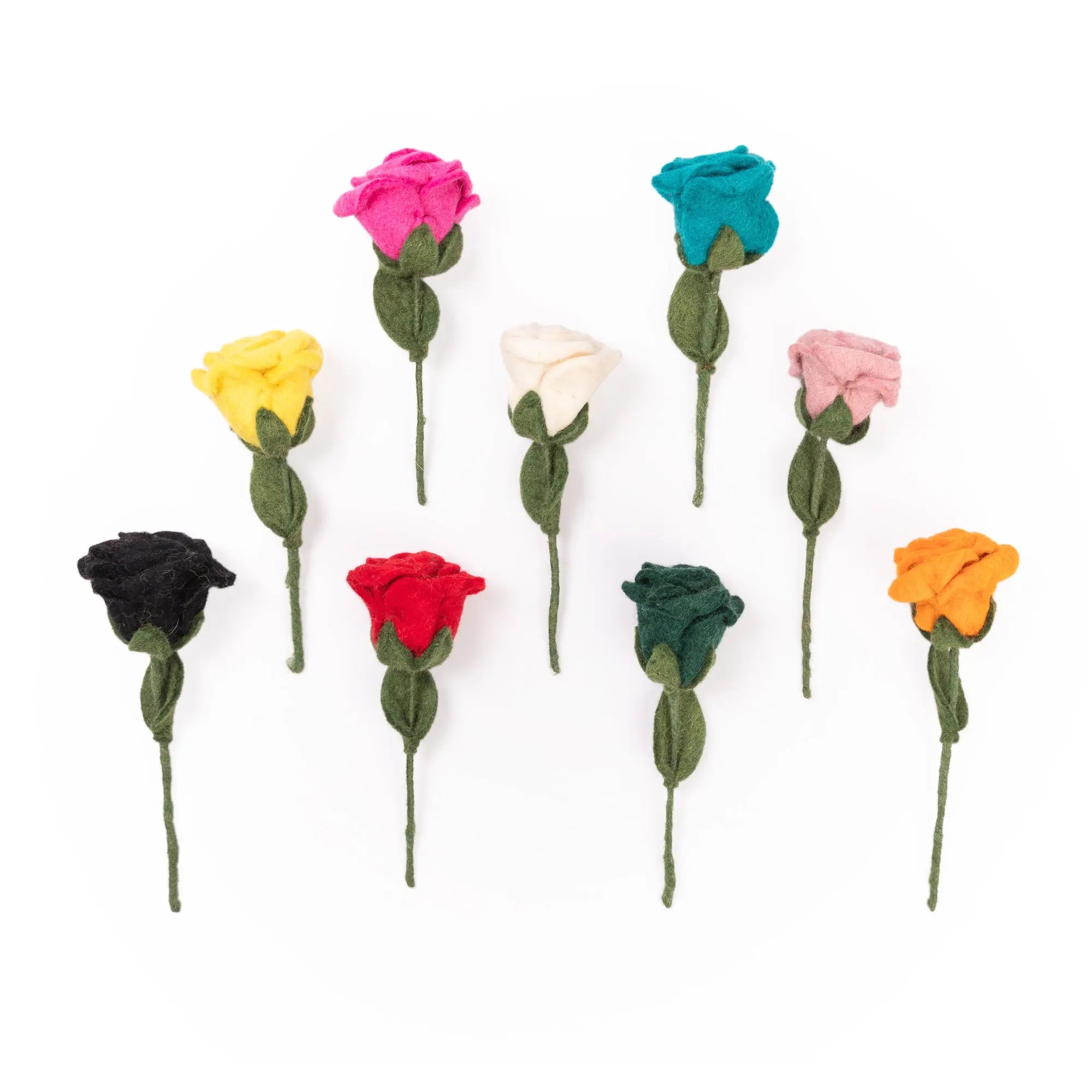 Everlasting Felted Rose Bouquet – Handcrafted Valentine’s Day Gift for Her | Romantic Keepsake, Forever Blooming, Timeless Wool Felt Bouquet Best Himalaya