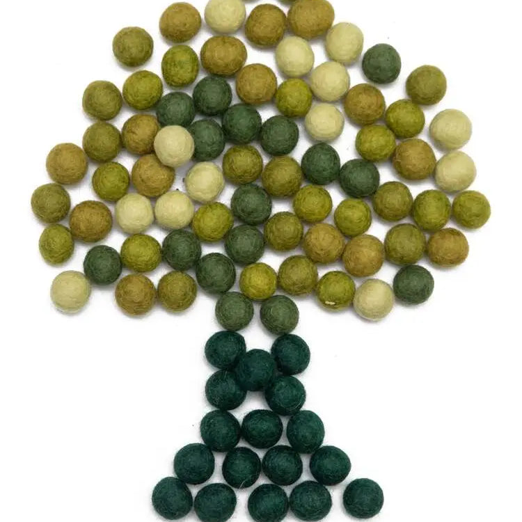 Felt Balls  Garland Pattern creation Best Himalaya