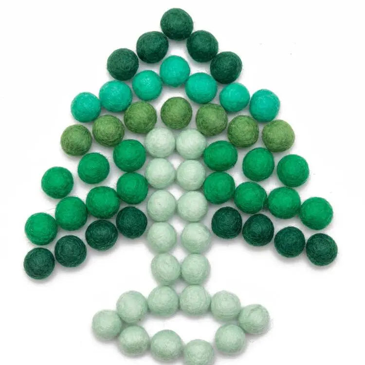 Felt Balls  Garland Pattern creation Best Himalaya