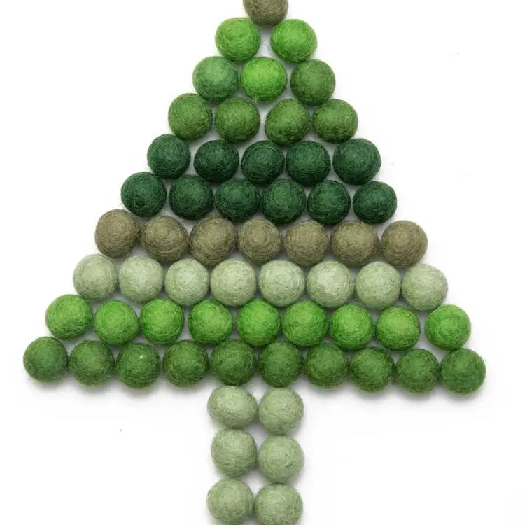 Felt Balls  Garland Pattern creation Best Himalaya