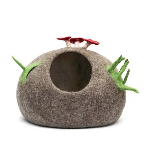 Felt Mushroom Cozy Cat House Best Himalaya