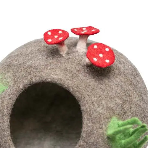 Felt Mushroom Cozy Cat House Best Himalaya