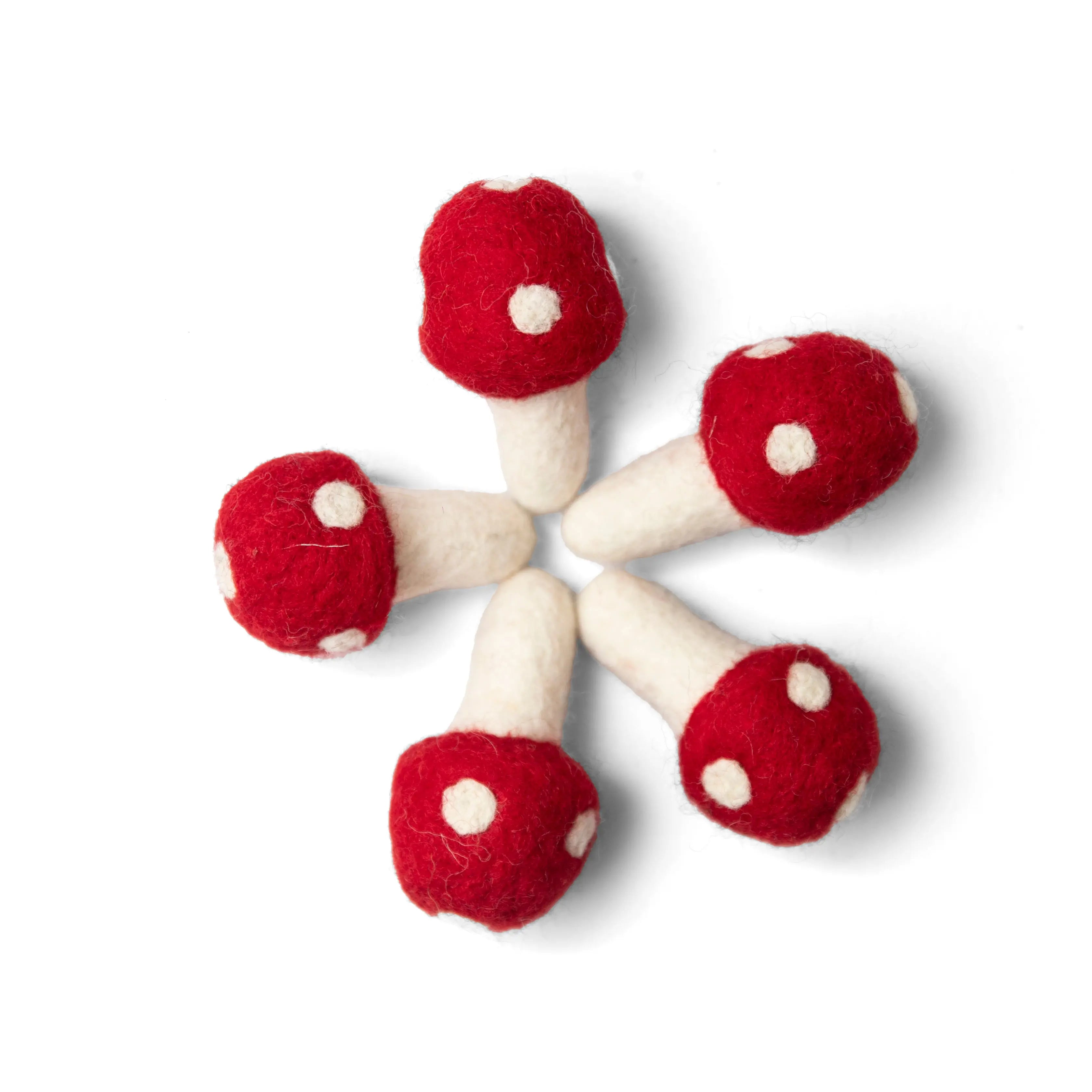 Felt Mushroom: Handcrafted from 100% Wool Best Himalaya