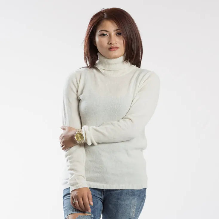 Full Sleeved Pashmina Turtle Neck Top - Best HimalayaBest Himalaya