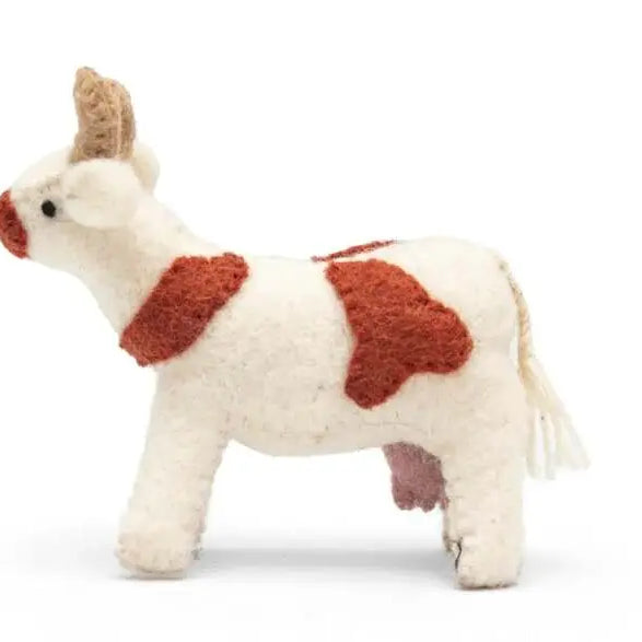 Fun and Educational Felt Cow Toy Best Himalaya
