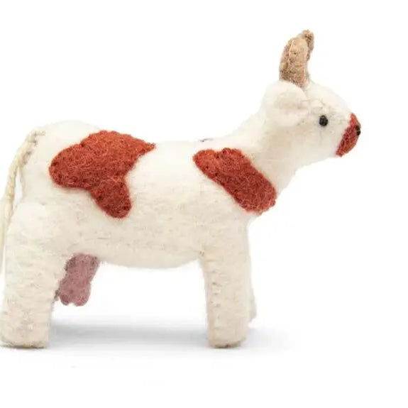 Fun and Educational Felt Cow Toy Best Himalaya