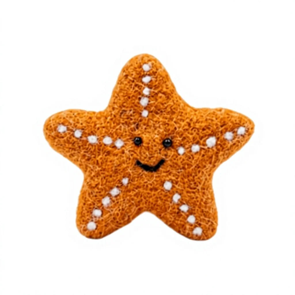 Felt Wool Starfish Ornament Cute Ocean Animal Decor Indoor Christmas Decoration – view 2
