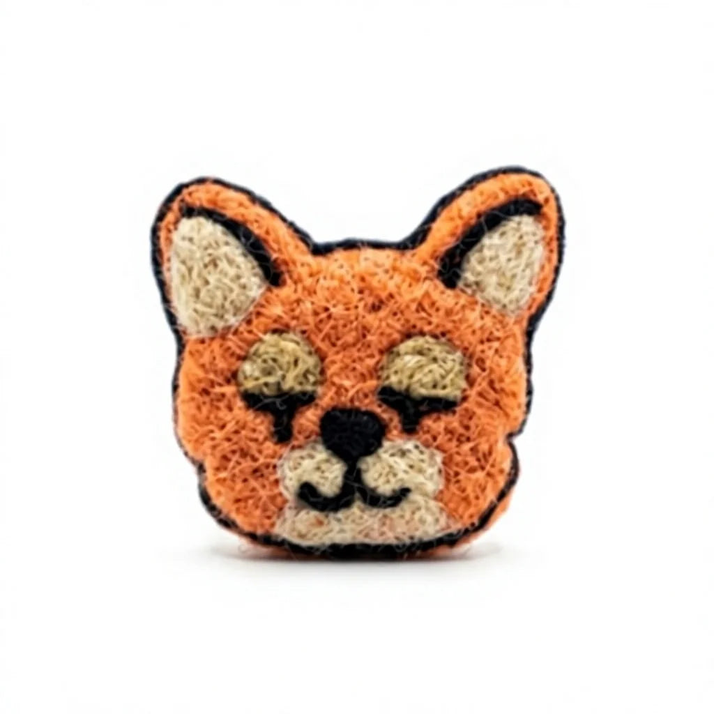 Felt Wool Corgi Face Ornament Cartoon Animal Christmas Tree Decoration – view 2